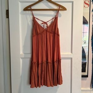 Peach/coral dress M wild fable